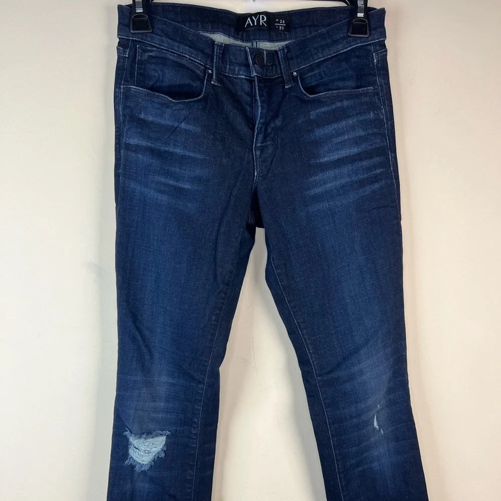 AYR Dark Wash Skinny Jeans, 26